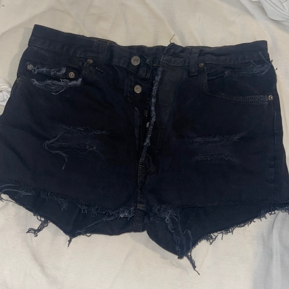 Black vintage Levi shorts